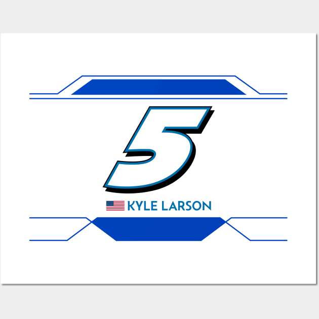 Kyle Larson #5 2023 NASCAR Design Wall Art by AR Designs 